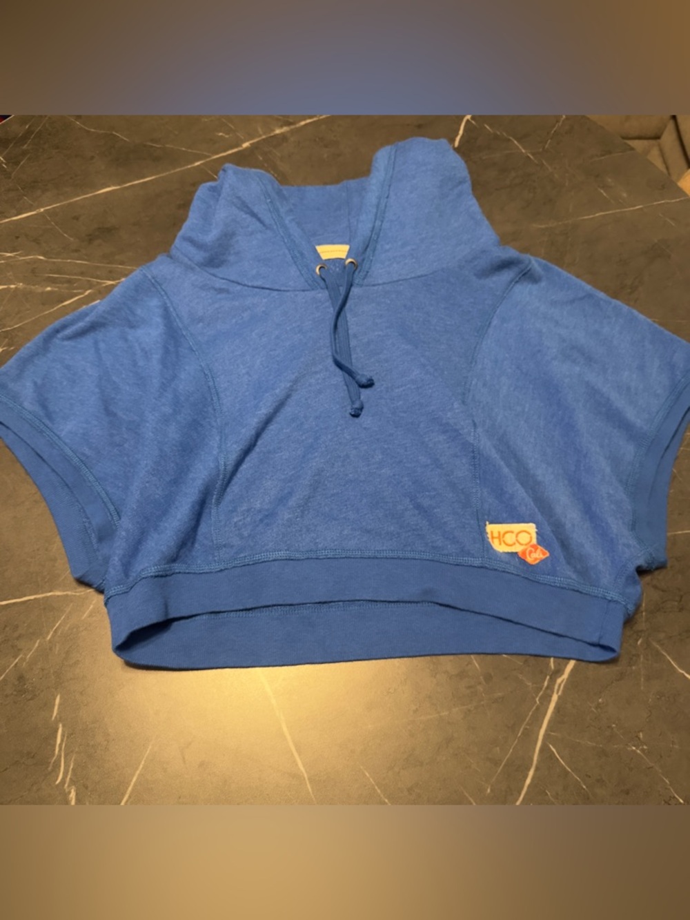 Hollister Sleeveless Cropped Hoodie